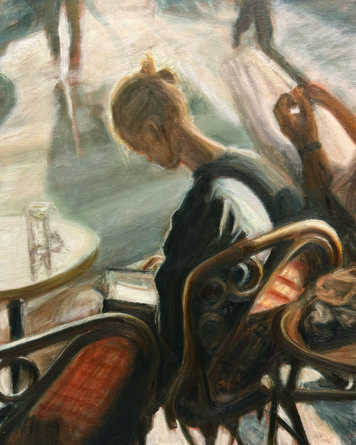 "French Cafe" (Print) by Iris de Vries