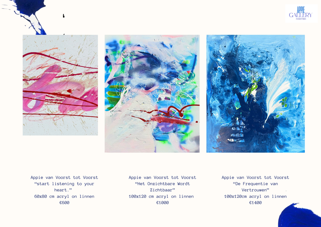Paintings by Appie van Voorst