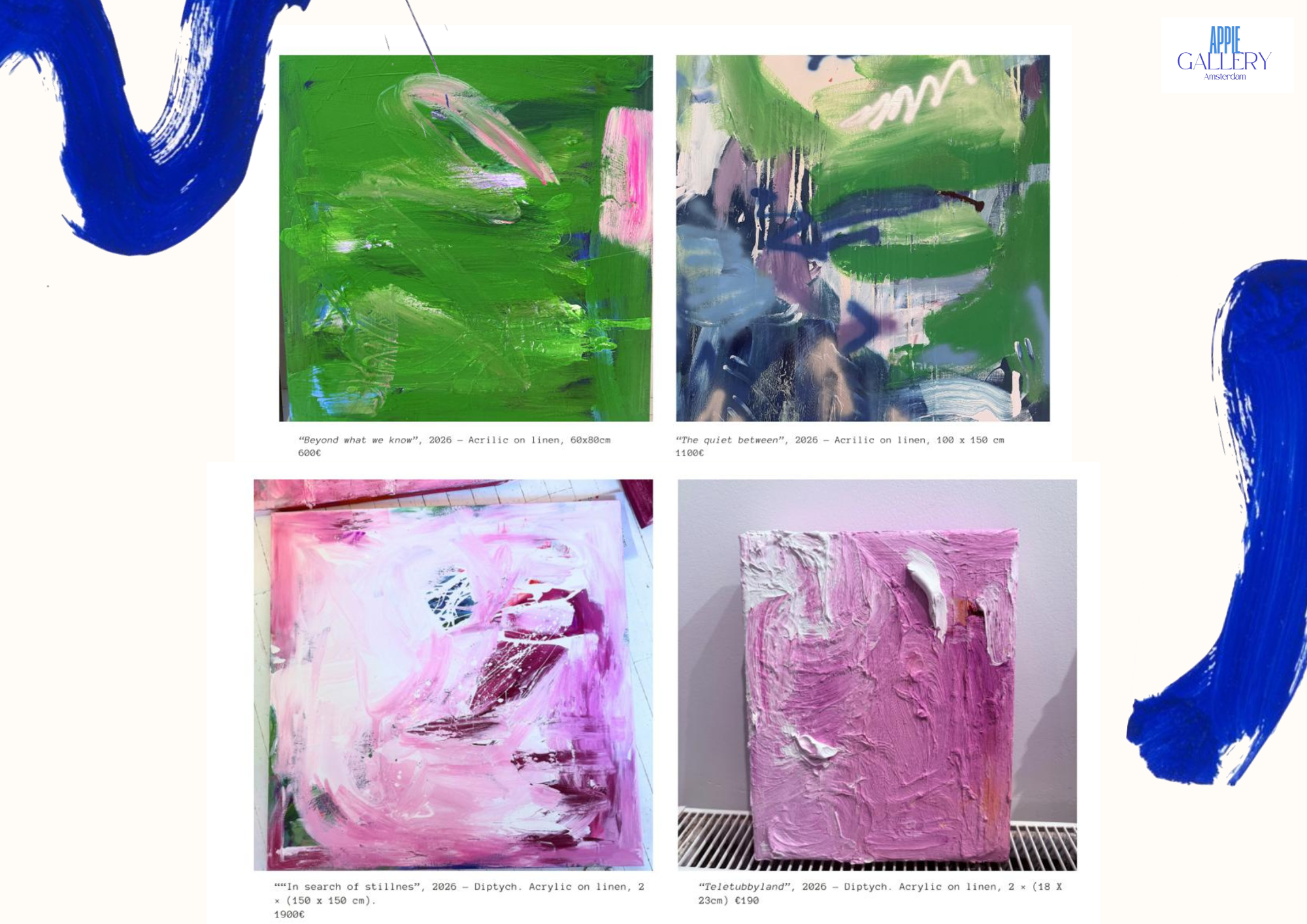 Paintings by Appie van Voorst