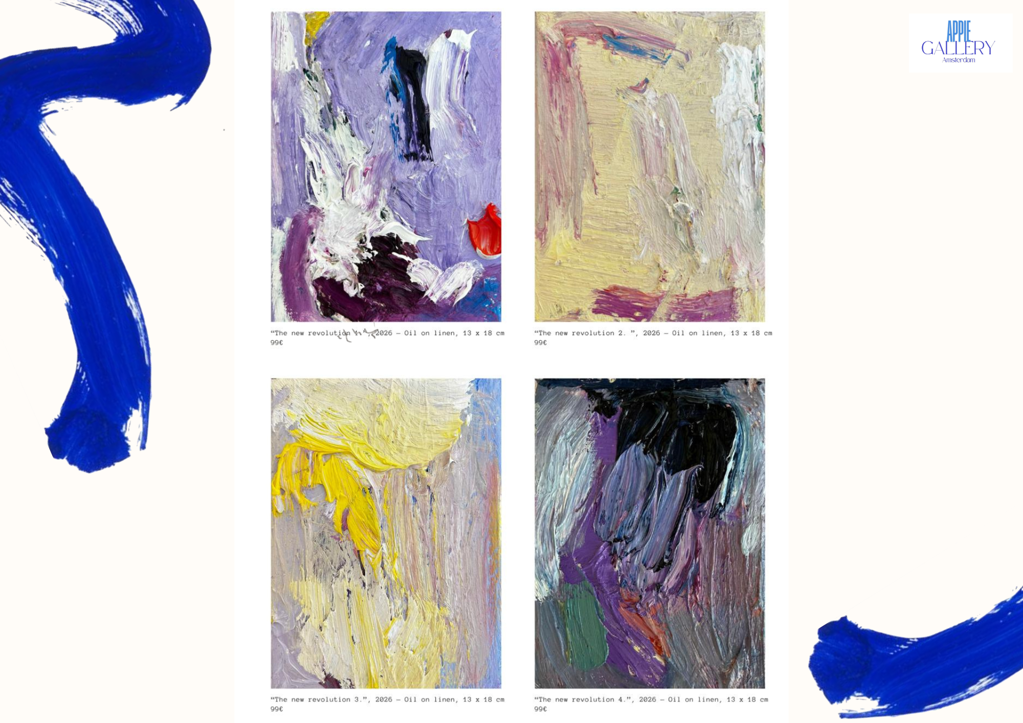 Paintings by Appie van Voorst