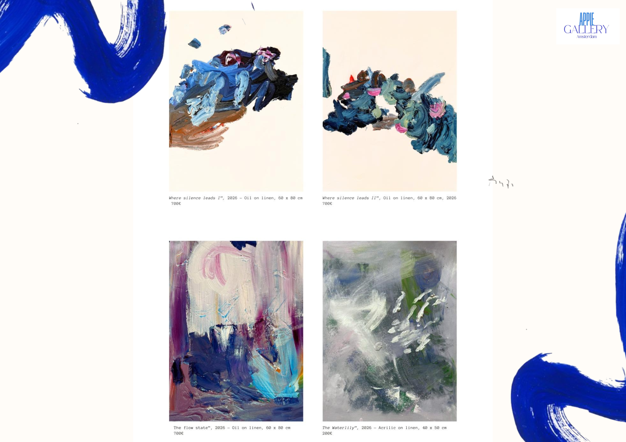 Paintings by Appie van Voorst