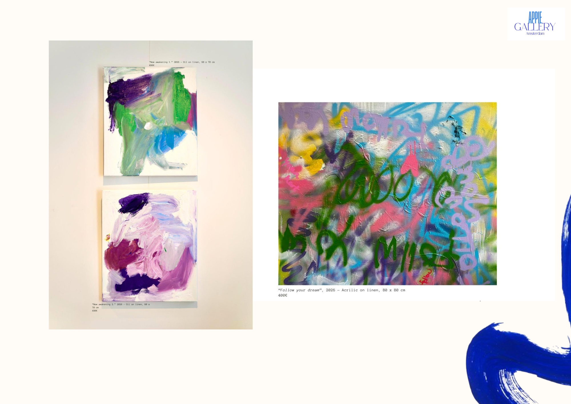 Paintings by Appie van Voorst