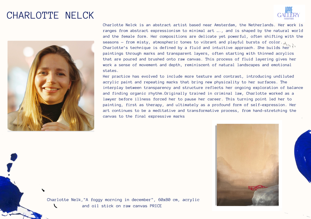 Paintings by Charlotte Nelck