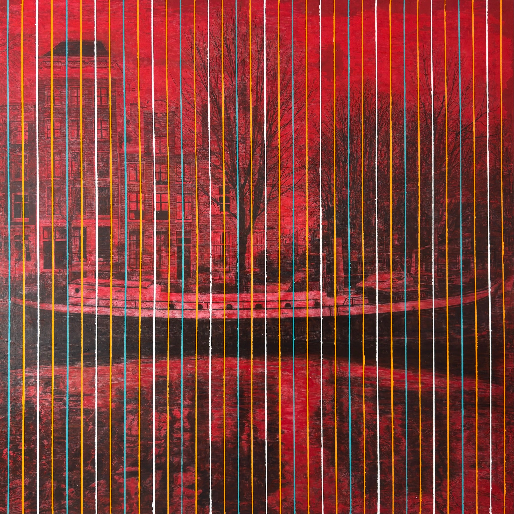 "Amsterdam Red Canal I" by Francisco Carreño