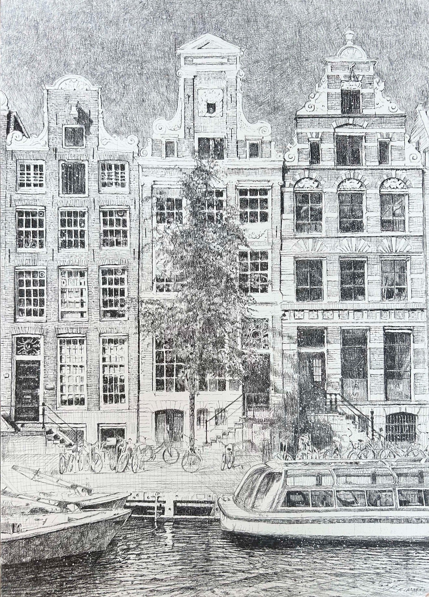 "Rokin, Amsterdam" by Francisco Carreño