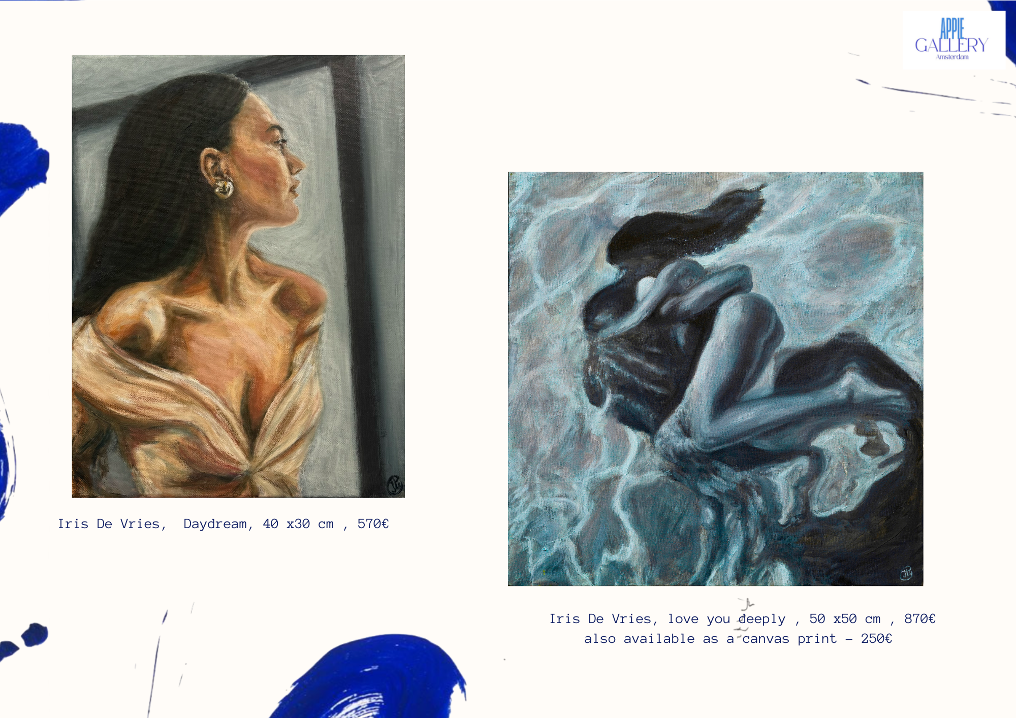 Paintings by Iris de Vries