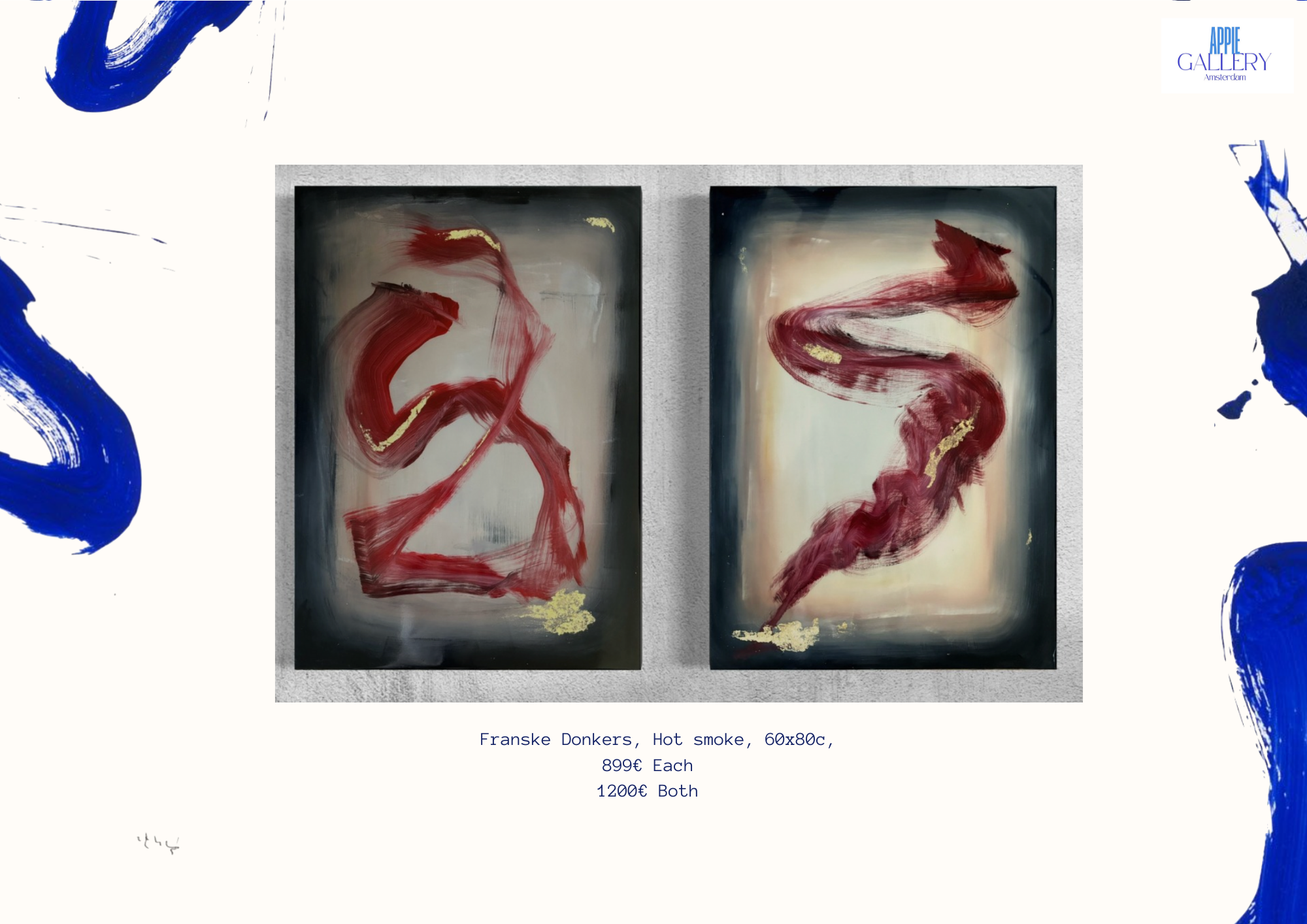 Epoxy paintings by Franske Donkers