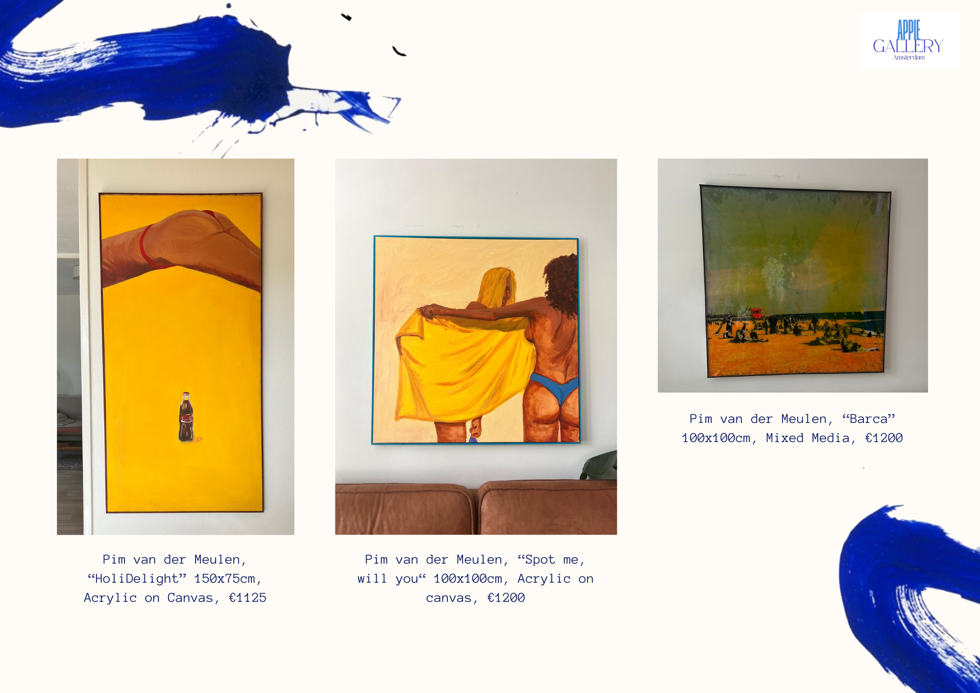 Paintings by Pim van der Meulen