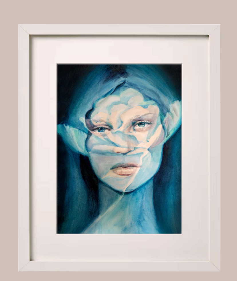 "Blue is the warmest color (I)" by Tamara Shahar